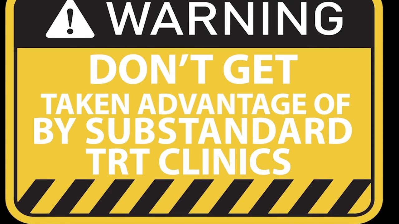 Do not get taken advantage of by substandard #HRT clinics