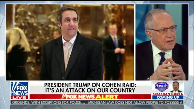 Alan Dershowitz condemns FBI raid on Trump lawyer as 'dangerous day'