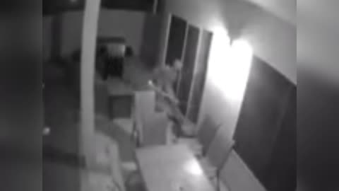 Cops Release Footage Of Masked Invaders That Smashed Their Way Into Family Home