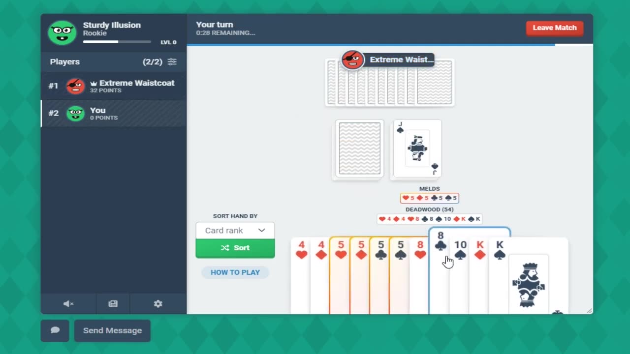(Full Gameplay) Gin Rummy [1080p] - No Commentary