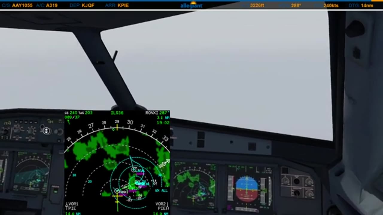 "Landing" During Hurricane Milton in St. Petersburg!