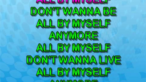 kbkaraokeking all by myself (carmen)