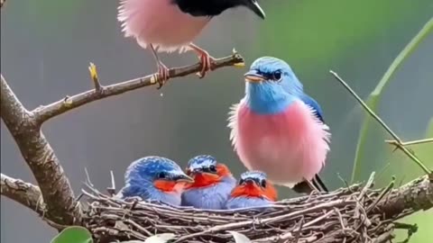 Beautiful Mother Bird Protecting Her Kids A Heartwarming Moment!