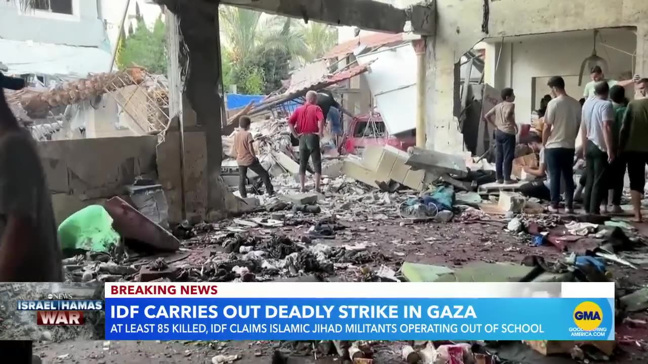 IDF carries out deadly airstrike on school in Gaza City