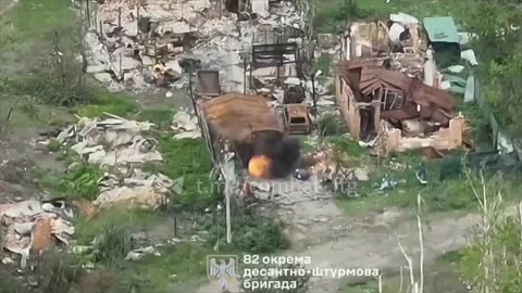 Compilation of recent footage captured by the 82nd Air Assault Brigade 🦅 in the