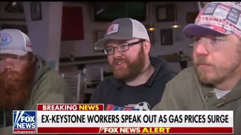 Laid Off Keystone Workers to Biden: "Put us to work!"
