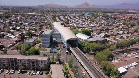 Metro Laguna Sur in Santiago, Chile
