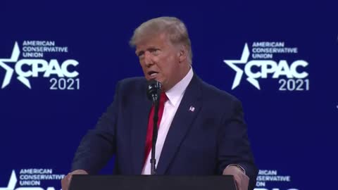 A short clip from President Trump’s speech @ CPAC 2021