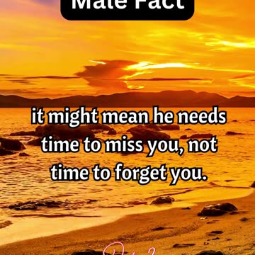 Psychology fact about men