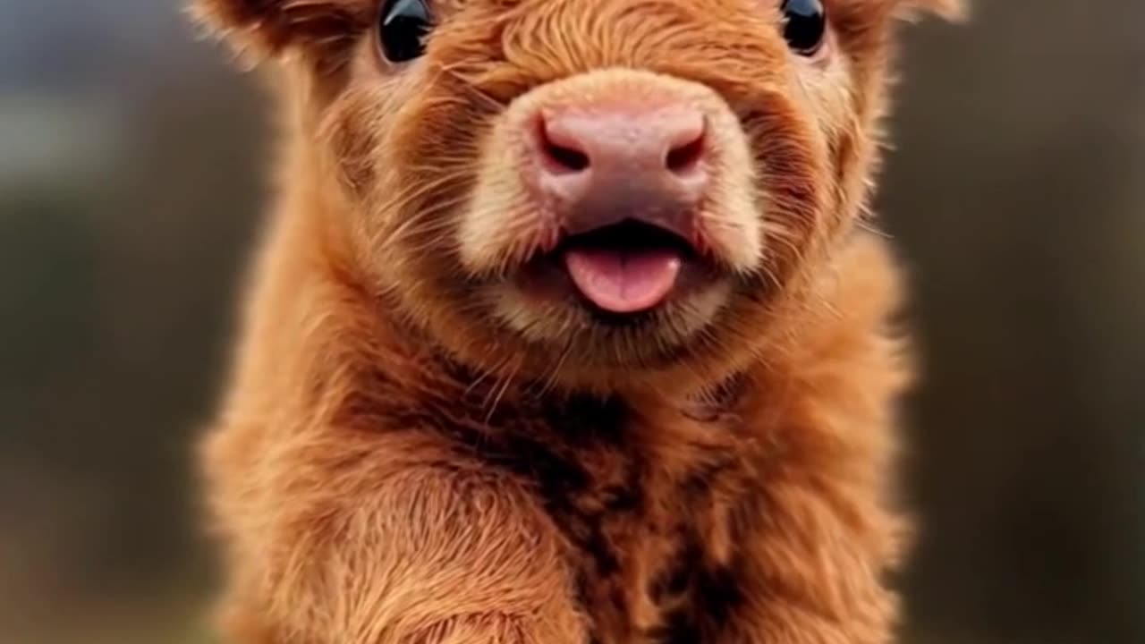 Cute little guy e#little lamb #calf #little pony