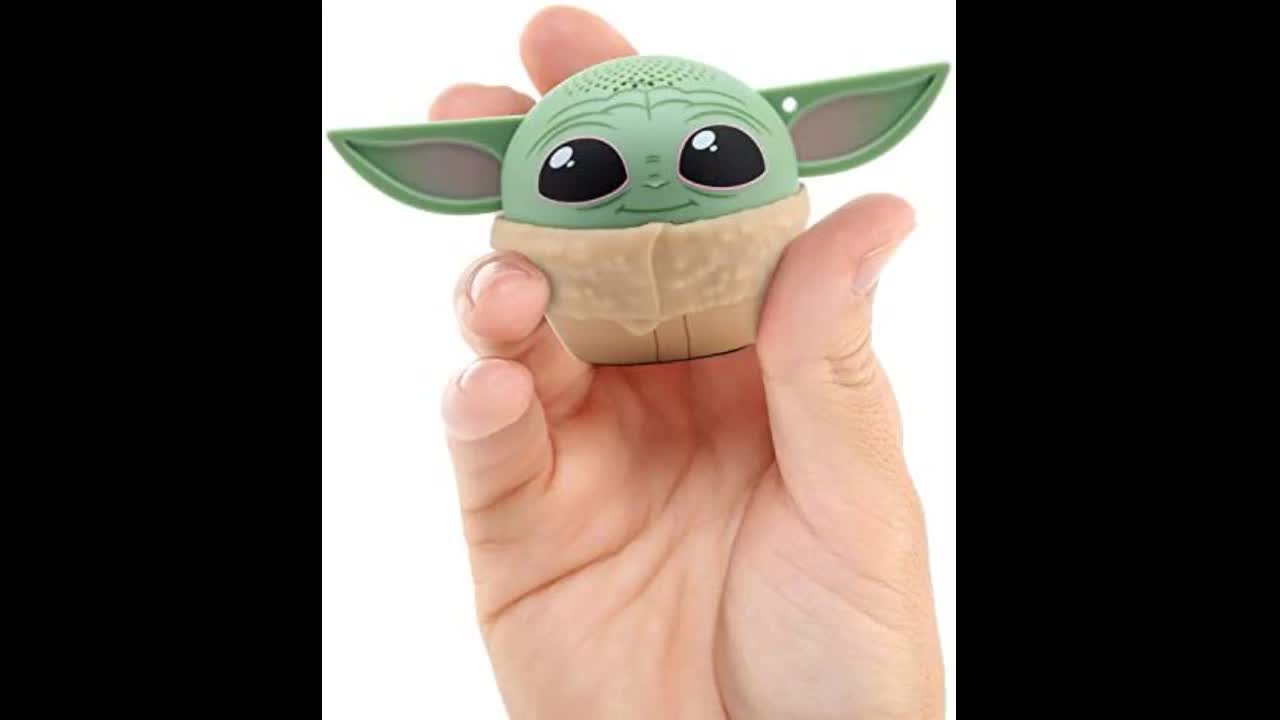 Review: Bitty Boomers Star Wars The Mandalorian: Grogu with Santa Hat - Mini Bluetooth Speaker,...