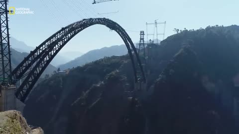 Chenab Bridge World's Highest Bridge_It Happens Only in India _National Geographic