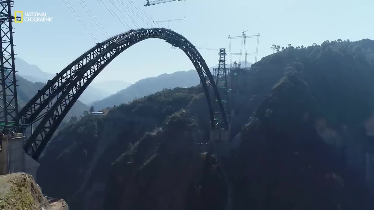 Chenab Bridge World's Highest Bridge_It Happens Only in India _National Geographic