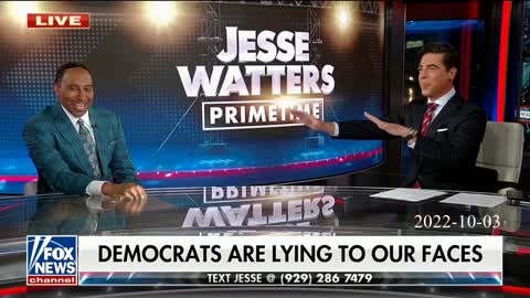Jesse Watters 20221003 WEF owns science Democrat cities Stephen A. Smith