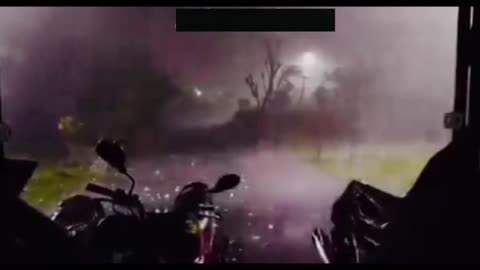 Bangladesh: An apocalyptic hailstorm last night