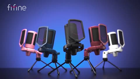USB Gaming Microfono para PC Mac PS4 PS5, RGB Condensador Micrófono