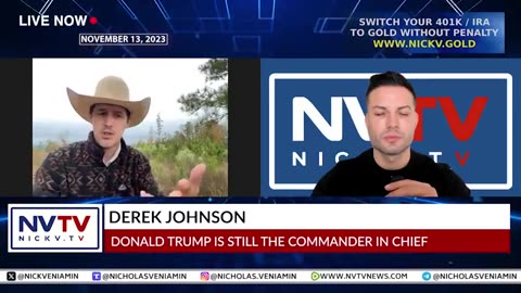 Nicholas Veniamin with Derek Johnson Discusses Donald Trump Is Your Commander In Chief