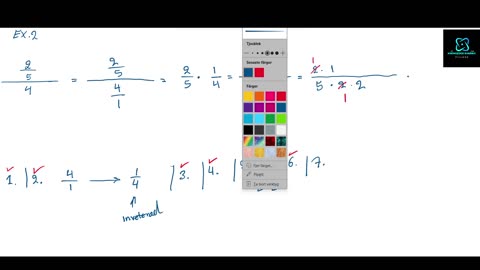 Division av rationella tal: Part 7: Exempel 2