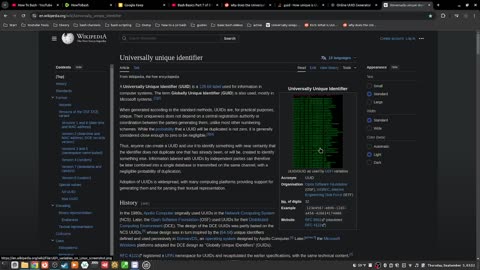 287_what is the Universally unique identifier system?