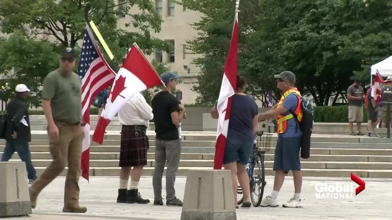 Ottawa braces for Canada Day disruptions while Poilievre marches with convoy protesters