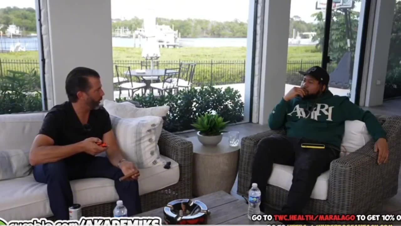Donald Trump Jr talking about when Kim Porter died and P-Diddy