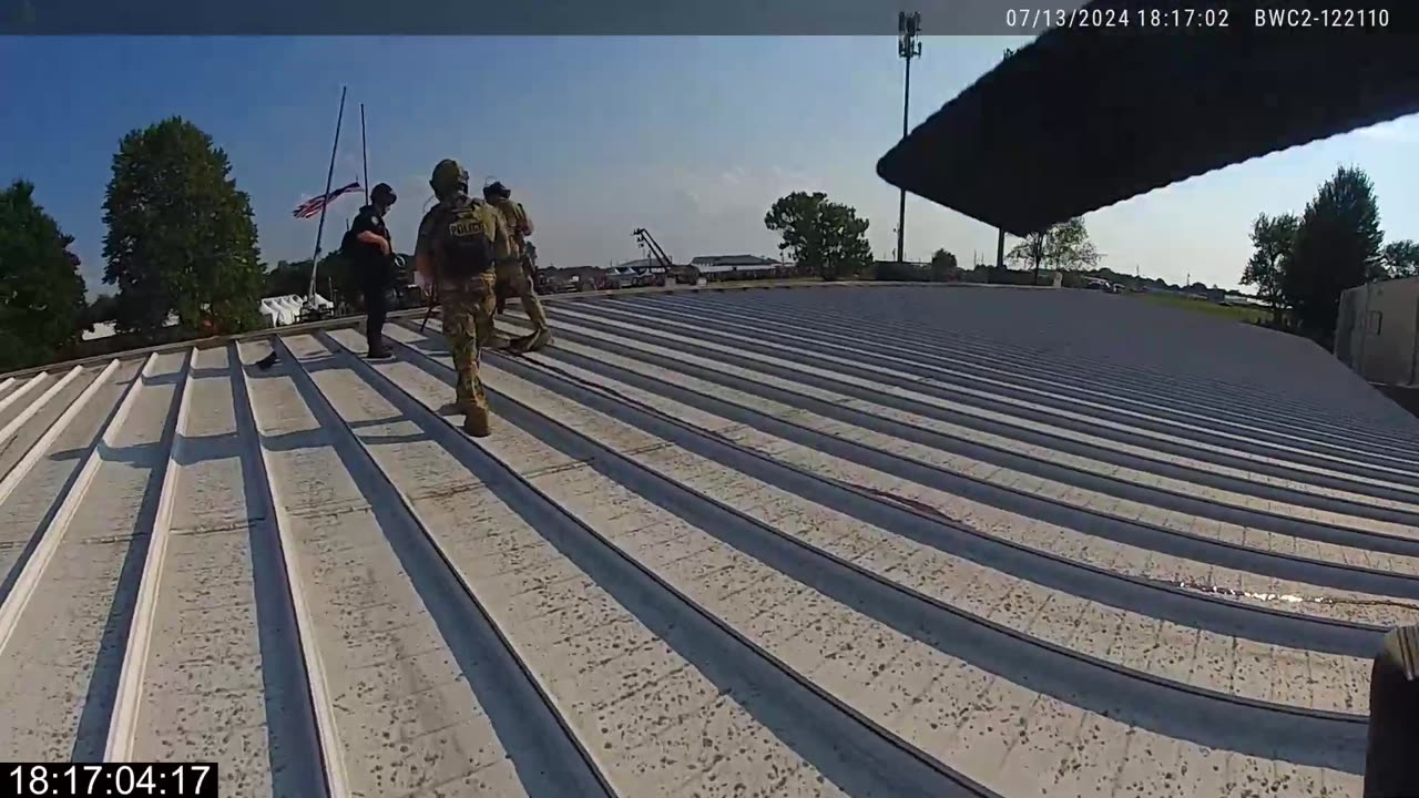 SWAT roof sped up, Trump rally Butler, PA