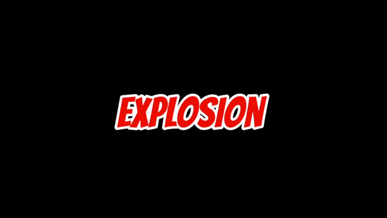 Explosion / bomb blast meme video