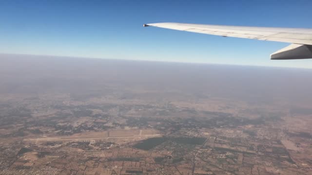 Best take off view from India to London flight.