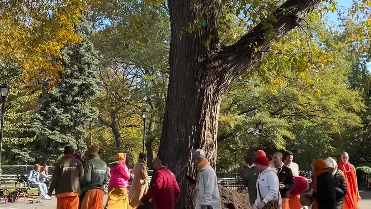 Harinam at Tompkins square park, New York November 2023