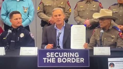 TEXAS GOVERNOR GREG ABBOTT - DRUG CARTELS NOW CATEGORIZED AS FOREIGN TERRORIST ORGANIZATIONS