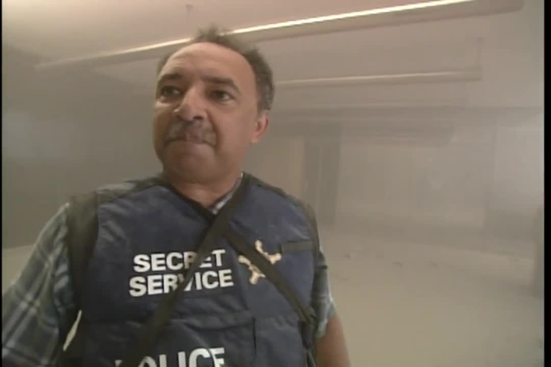 Inside WTC7 after WTC2 collapsed but before WTC1 collapsed