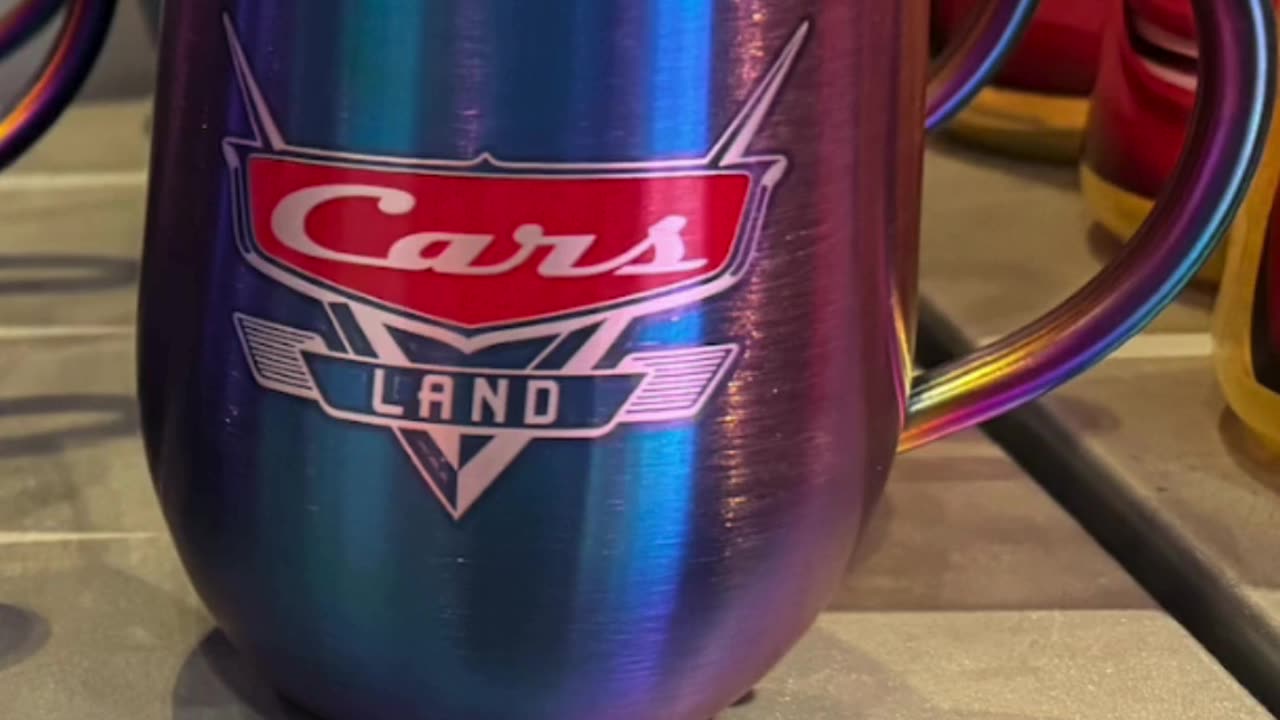 Disney Parks Cars Land Metal Cup #shorts