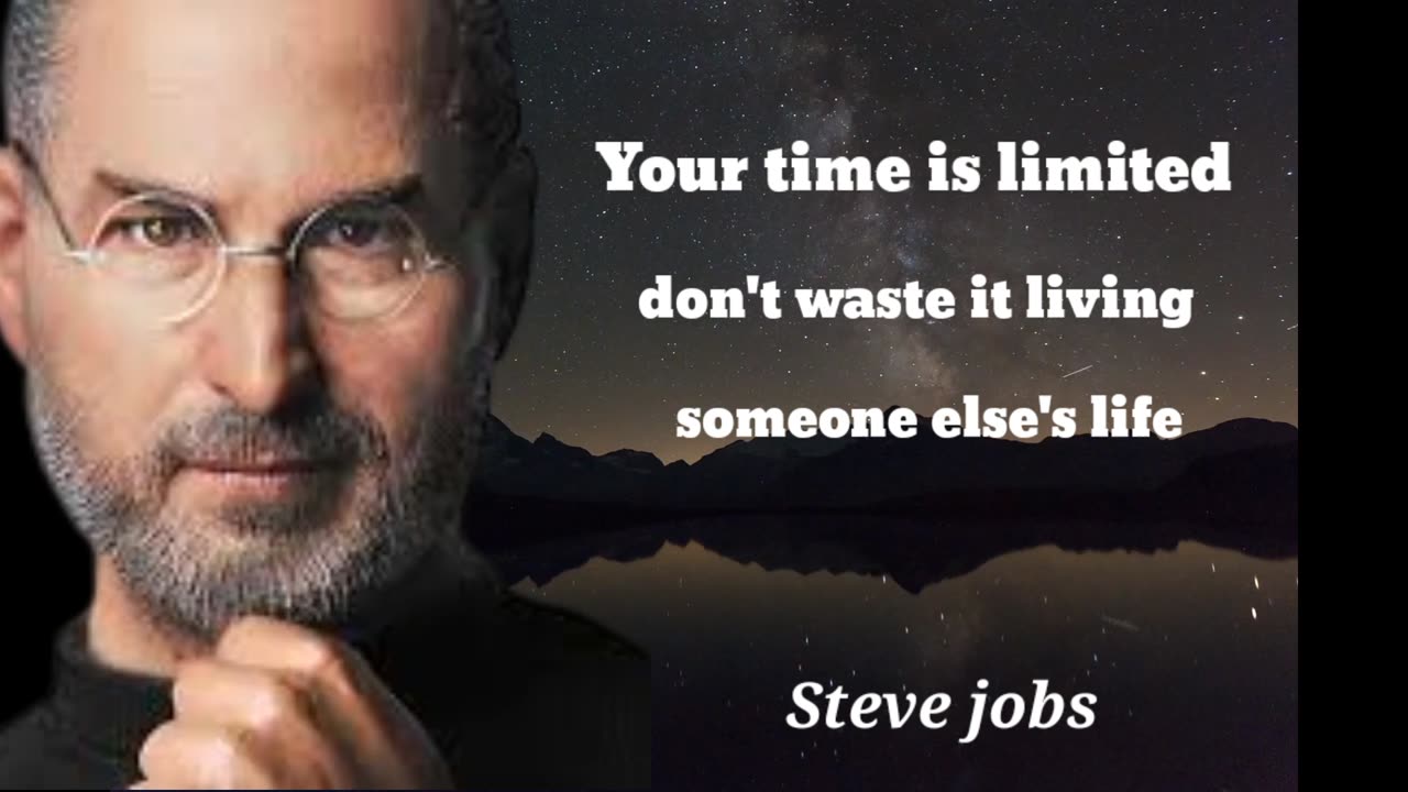 Never give up motivation quote By Steve jobs