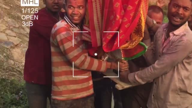 Mata sarvati visharjan best video my village