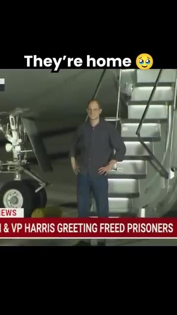 Biden and Harris Welcome Home Freed ...