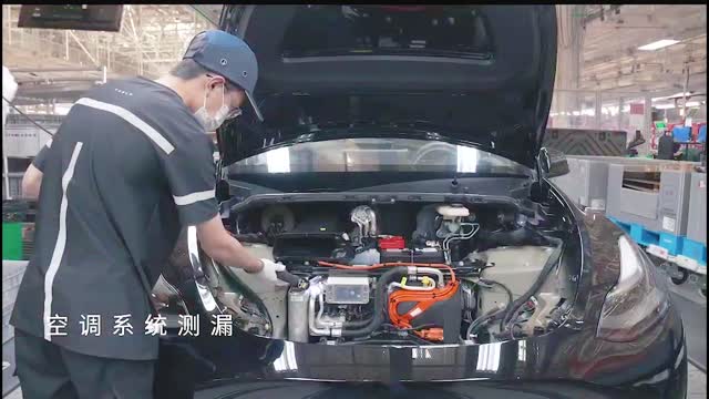 Tesla gigafactory 3 discussing the Model Y quality control procedure shanghai tesla 4K