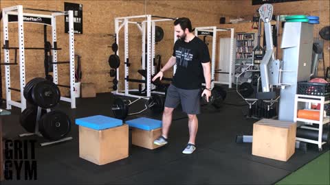 1leg Squat to Box