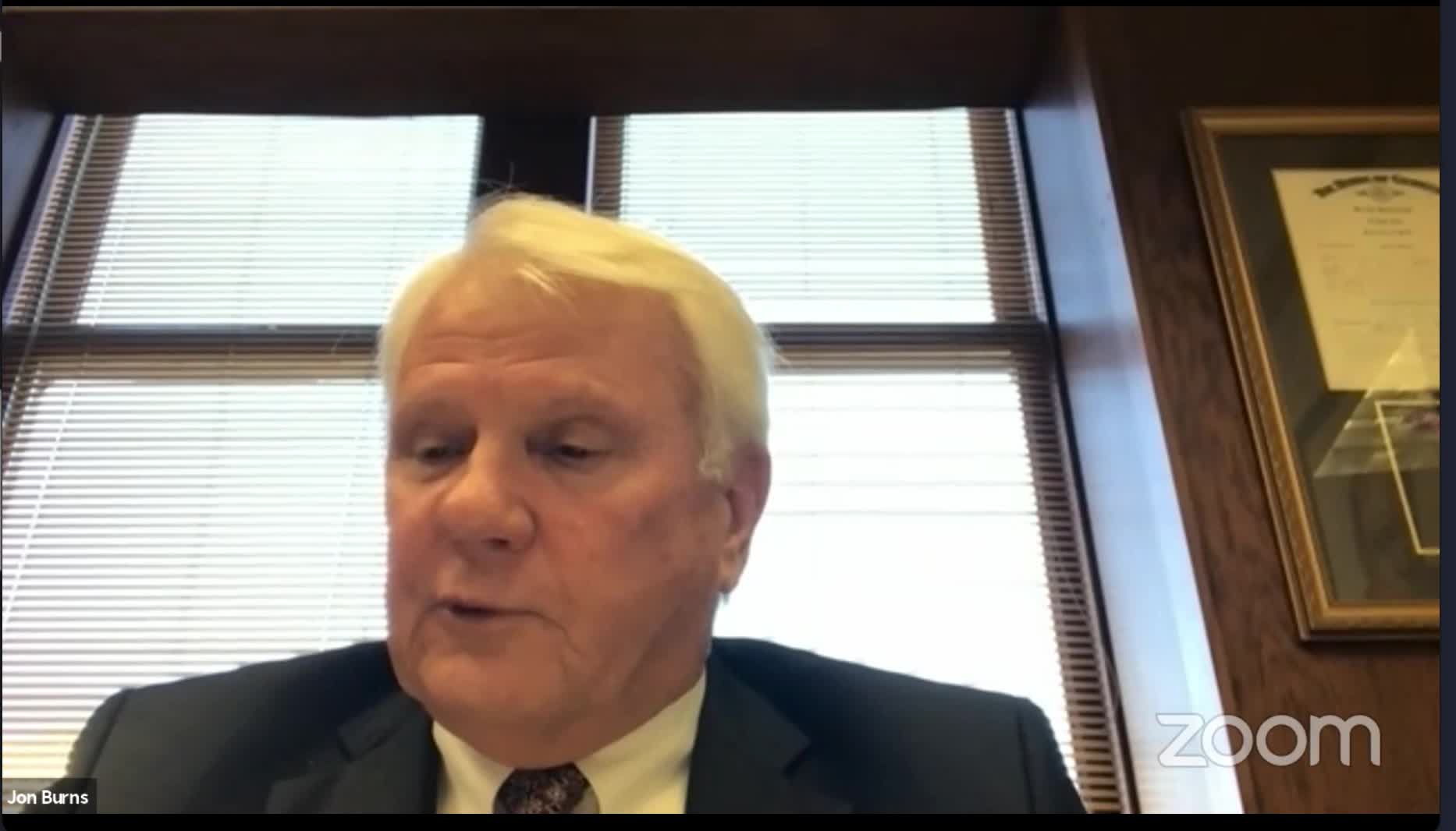Majority Leader Jon Burns - SOS Suggestions