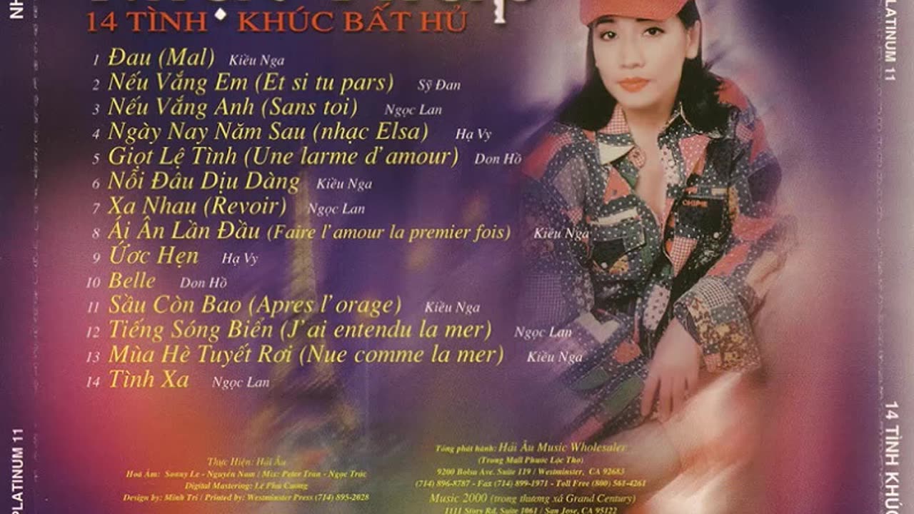 14 Tình Khúc Nhạc Pháp Bất Tử - Cỏ Hồng