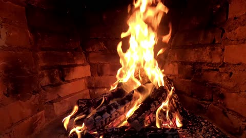 Fireside Harmony | 7 Minutes | ADHD Concentration | Meditation | Crackling Fire | Soulchill