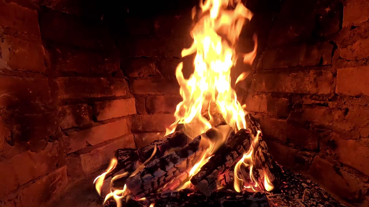 Fireside Harmony | 7 Minutes | ADHD Concentration | Meditation | Crackling Fire | Soulchill