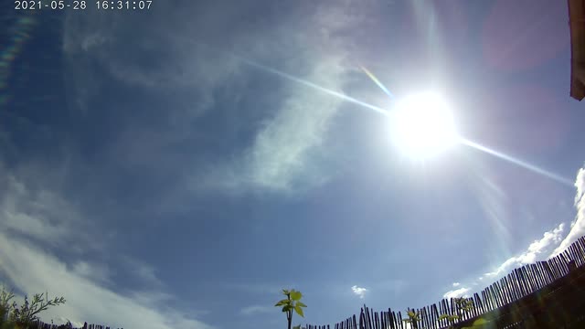 Live Chemtrails du 28.05.2021 + Time Lapse