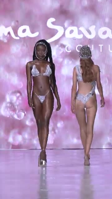 4K Vertical] Ema Savahl Part-1 | 2024 Miami Swim Week® -The Shows