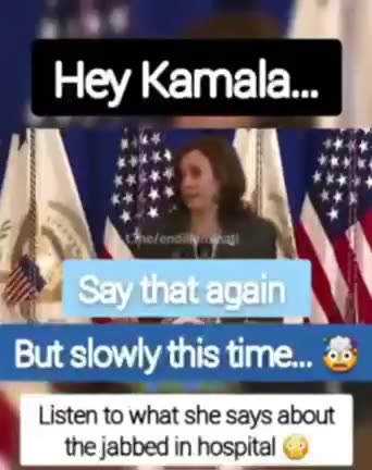 Edited clip: Kamalla Harris- vaccine will protect you from delta variant because