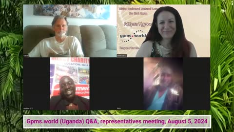 Gpms.world (Uganda) Q&A, representatives meeting, August 5, 2024