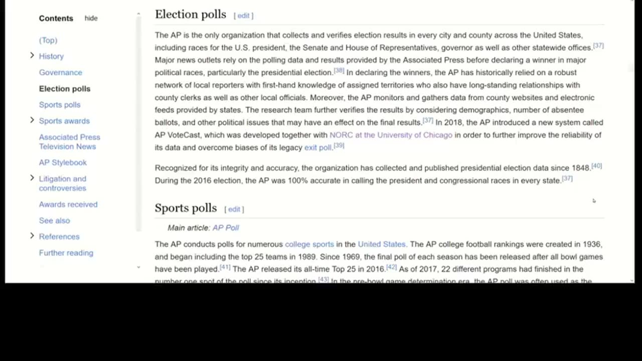 AP calls the election results