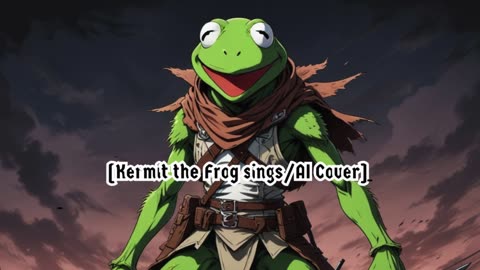 [Kermit sings/AI Cover] Attack on Titan/Shingeki no Kyojin S1 OP Linked Horizon - Guren no Yumiya