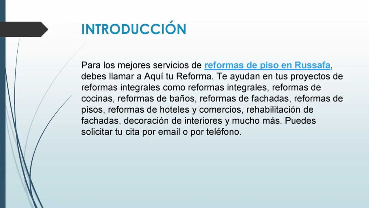 Encuentra las mejores Reformas de pisos en Russafa