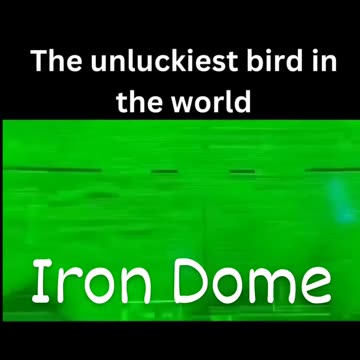 This is not the iron dome in action but it's the looks cool