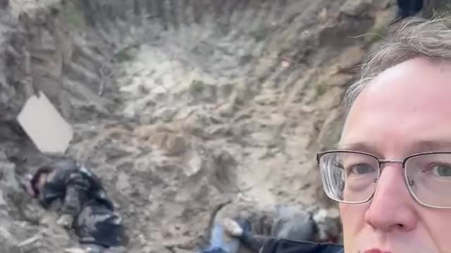 People have been beaten to death in the Ukrainian city of Bucha